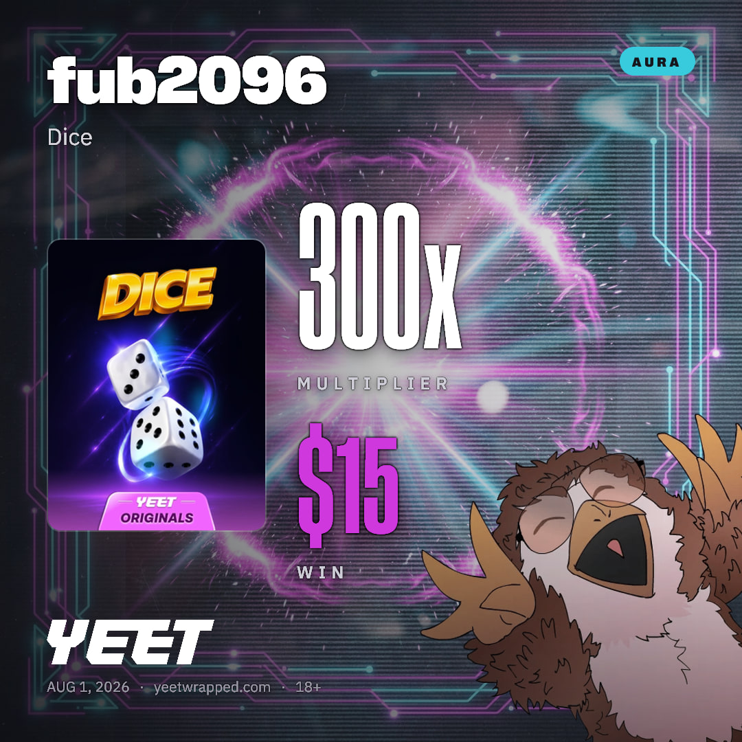 fub2096 hit 300x on Dice