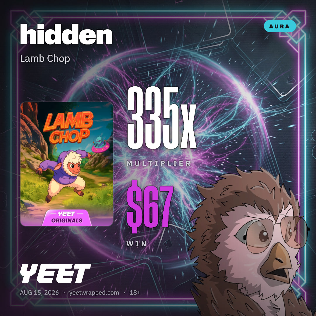 hidden hit 334.6x on Lamb Chop