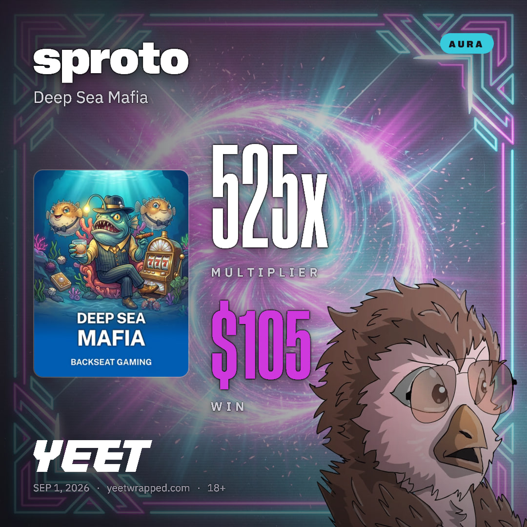 sproto hit 525x on Deep Sea Mafia