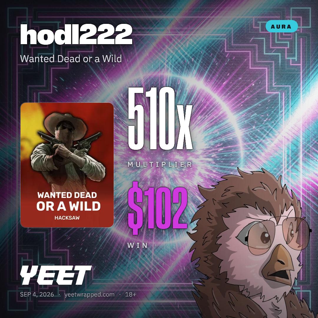 hodl222 hit 510x on Wanted Dead or a Wild