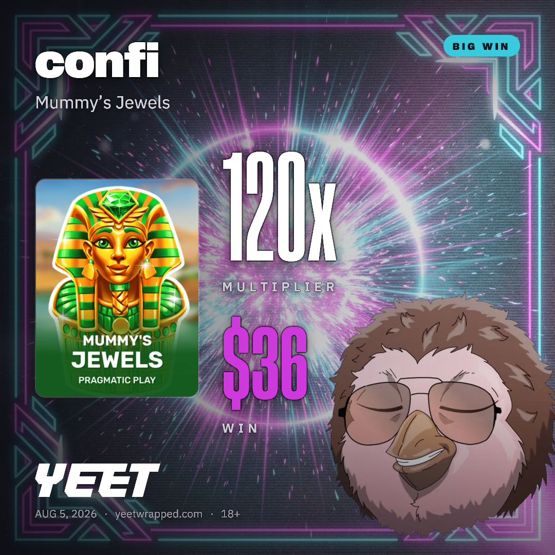 confi hit 119.9x on Mummy’s Jewels