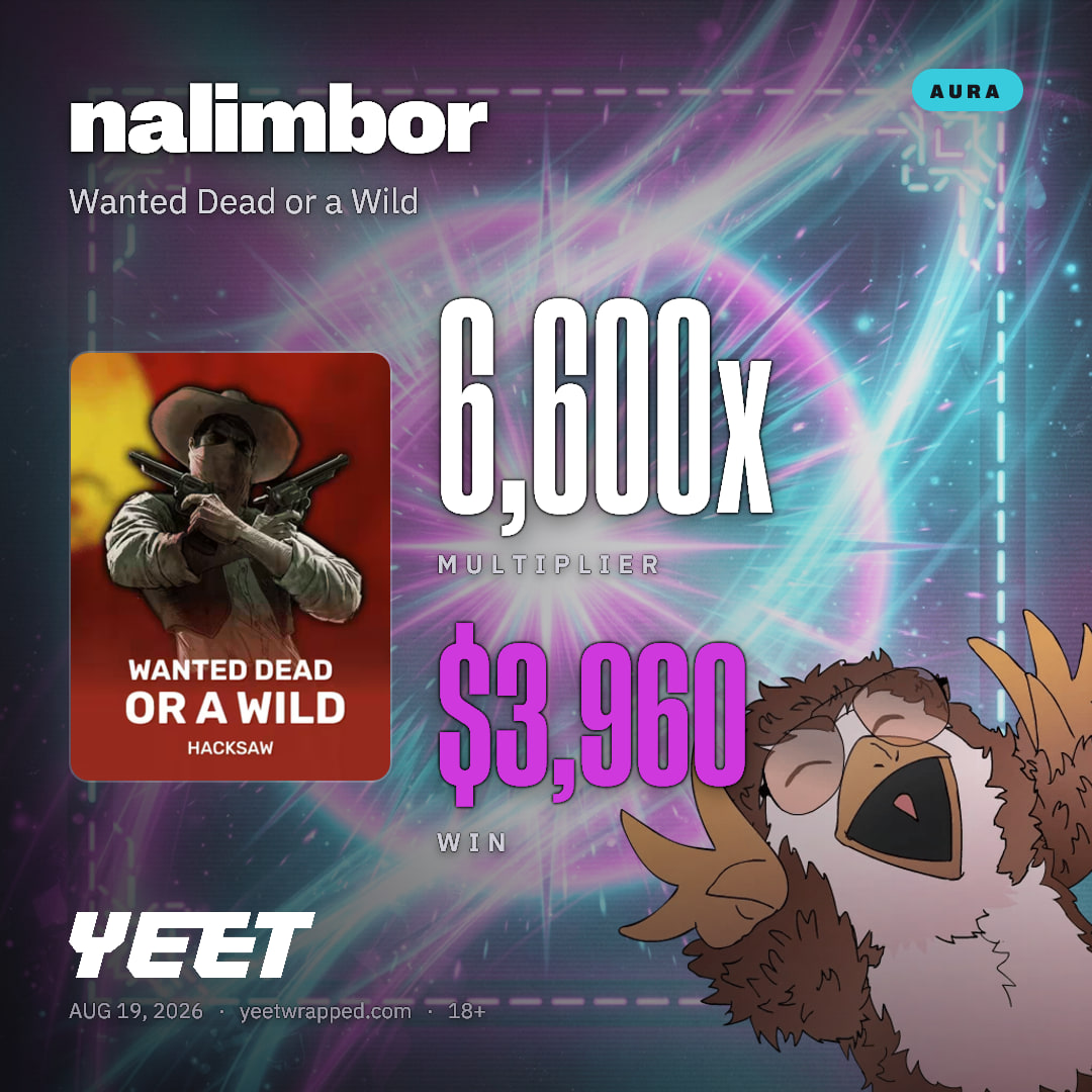 nalimbor hit 6,600x on Wanted Dead or a Wild