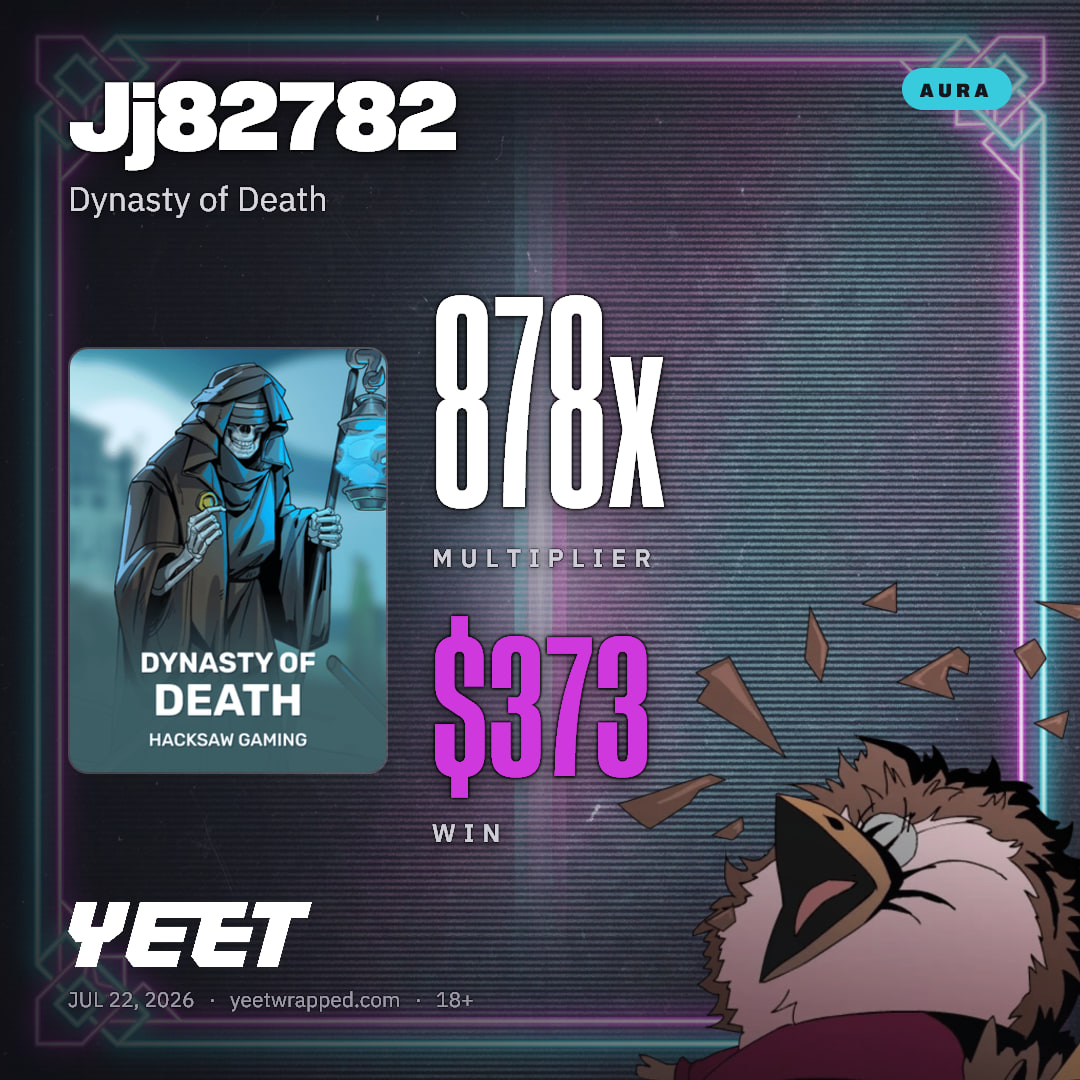 Jj82782 hit 877.6x on Dynasty of Death