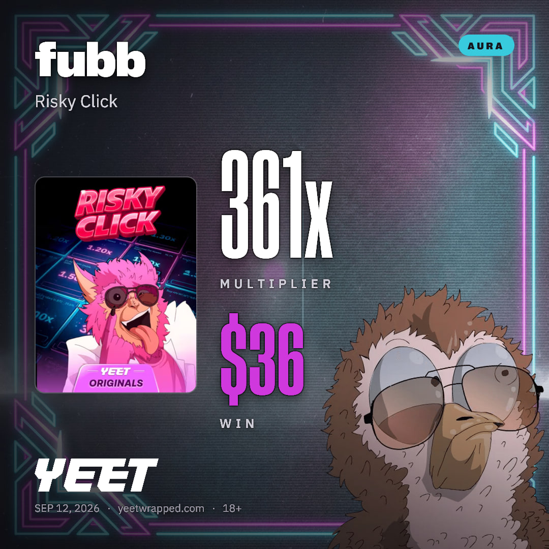 fubb hit 361.2x on Risky Click