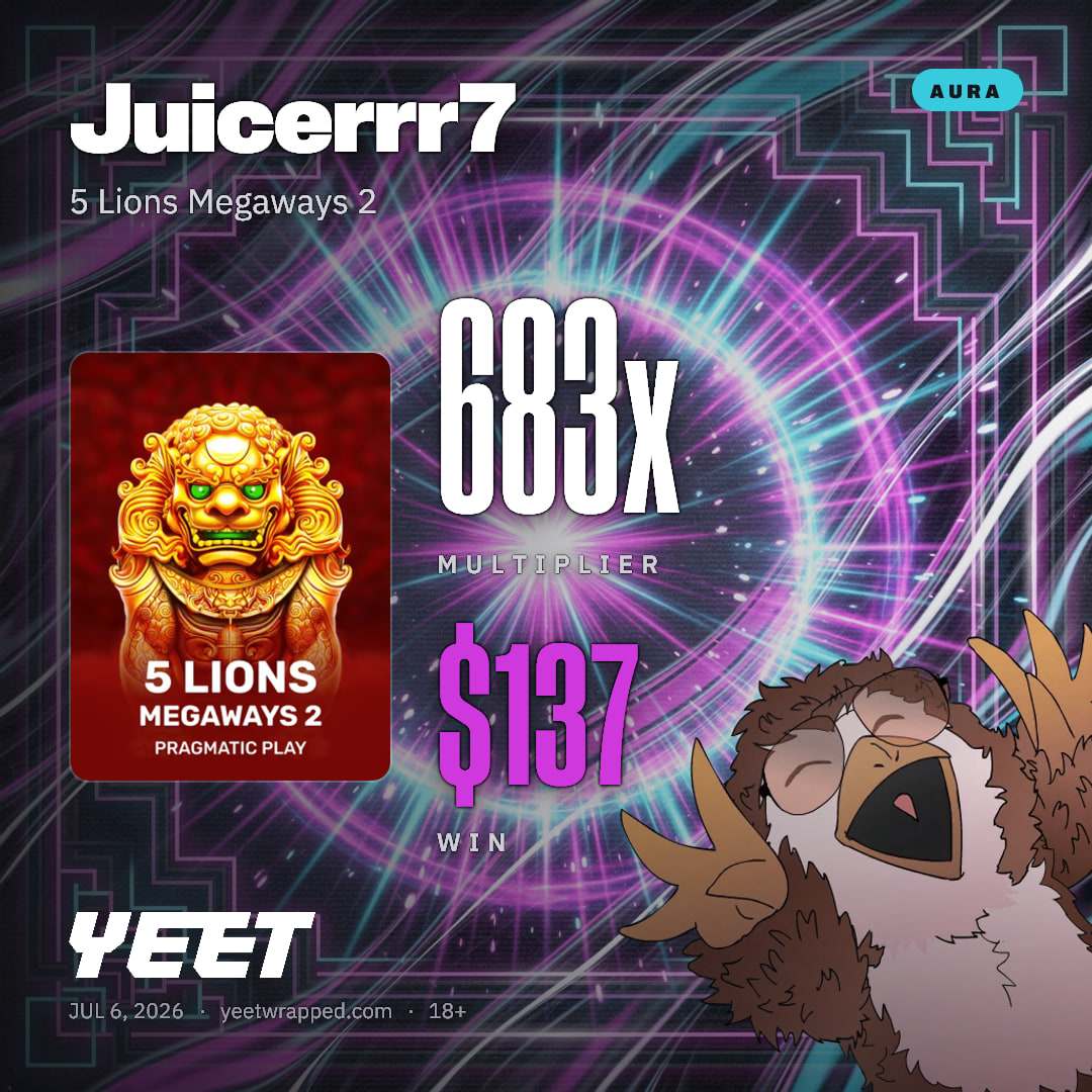 Juicerrr7 hit 683.2x on 5 Lions Megaways 2