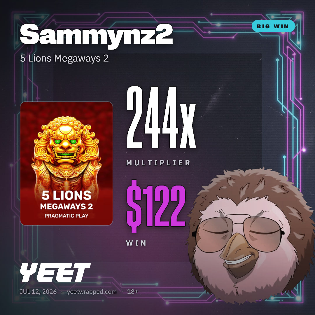 Sammynz2 hit 244.4x on 5 Lions Megaways 2