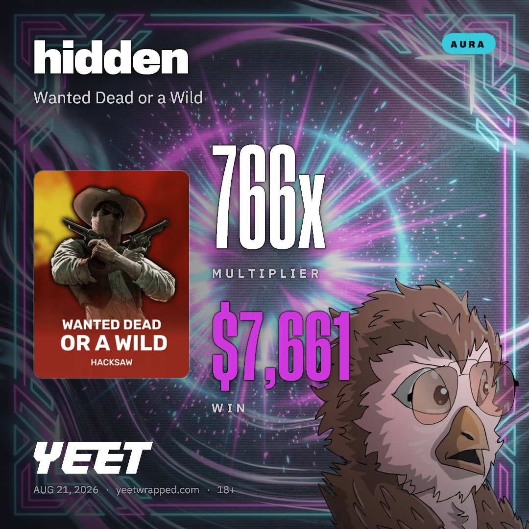 hidden hit 766.1x on Wanted Dead or a Wild