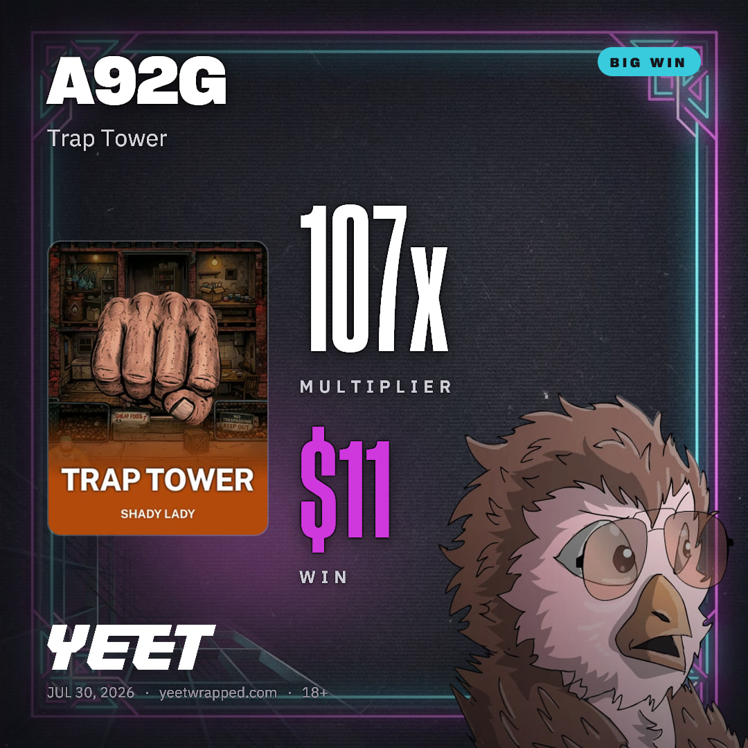 A92G hit 107x on Trap Tower
