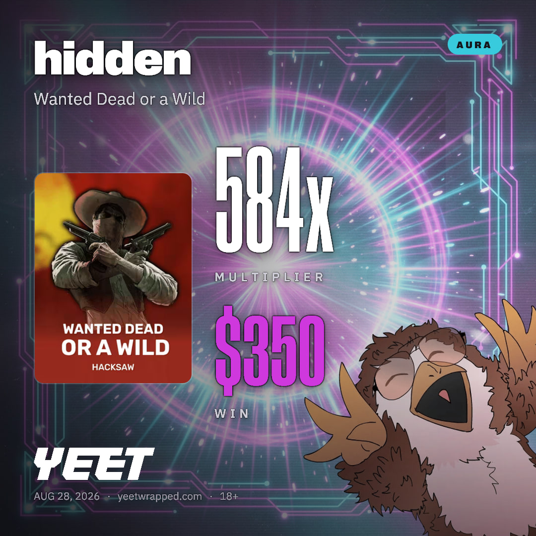 hidden hit 583.8x on Wanted Dead or a Wild