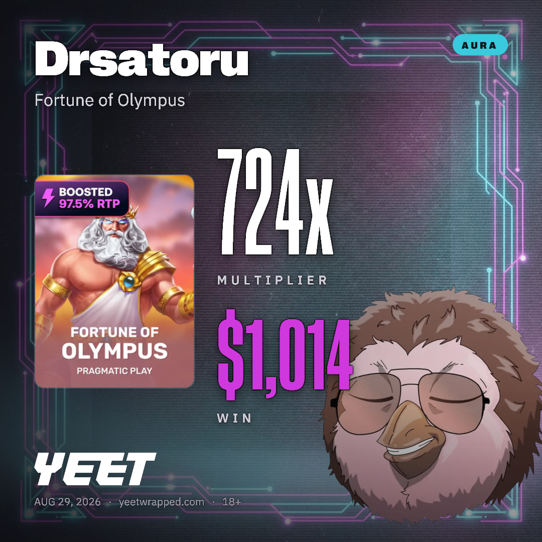 Drsatoru hit 724.1x on Fortune of Olympus