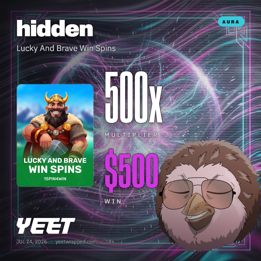hidden hit 500x on Lucky And Brave Win Spins