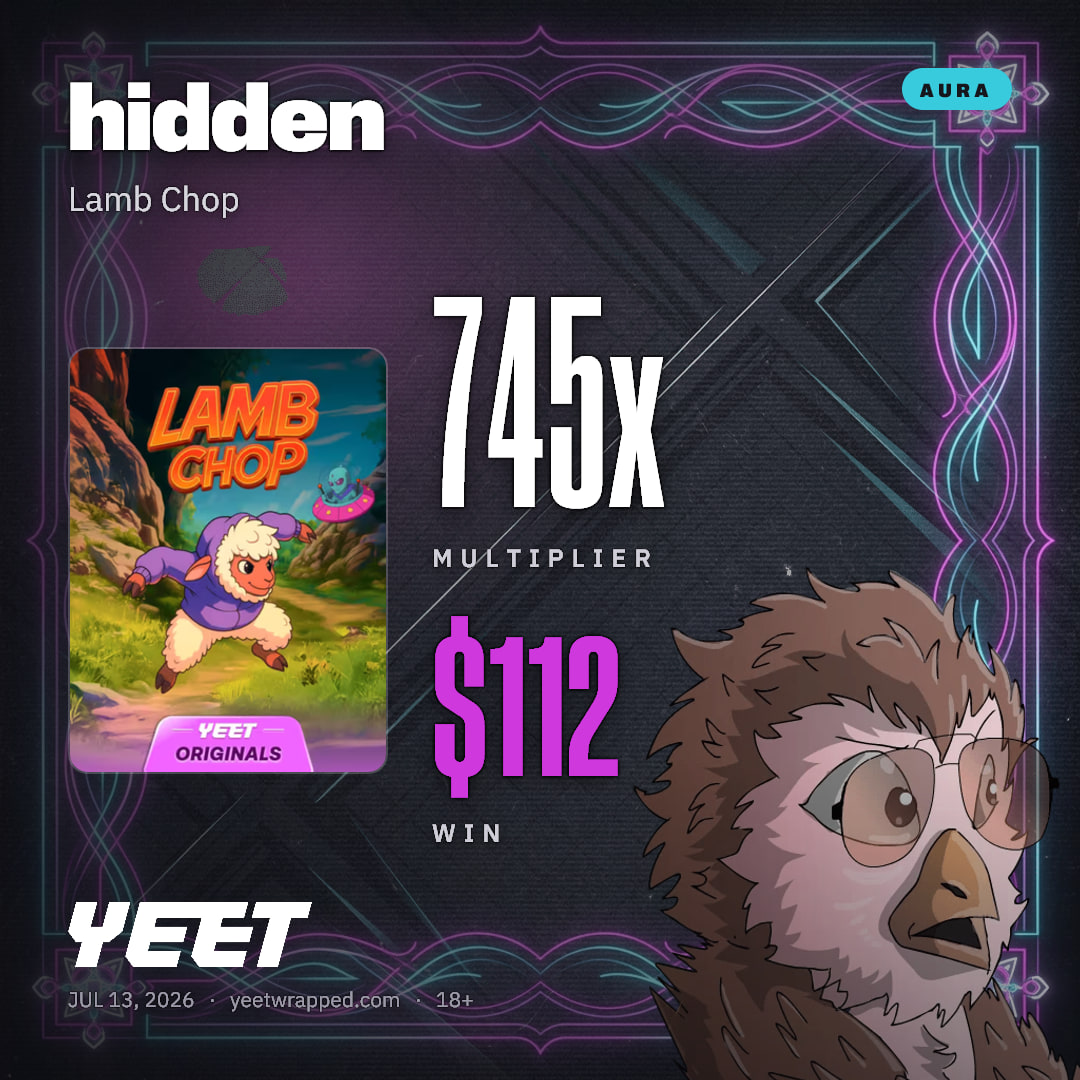 hidden hit 745.1x on Lamb Chop