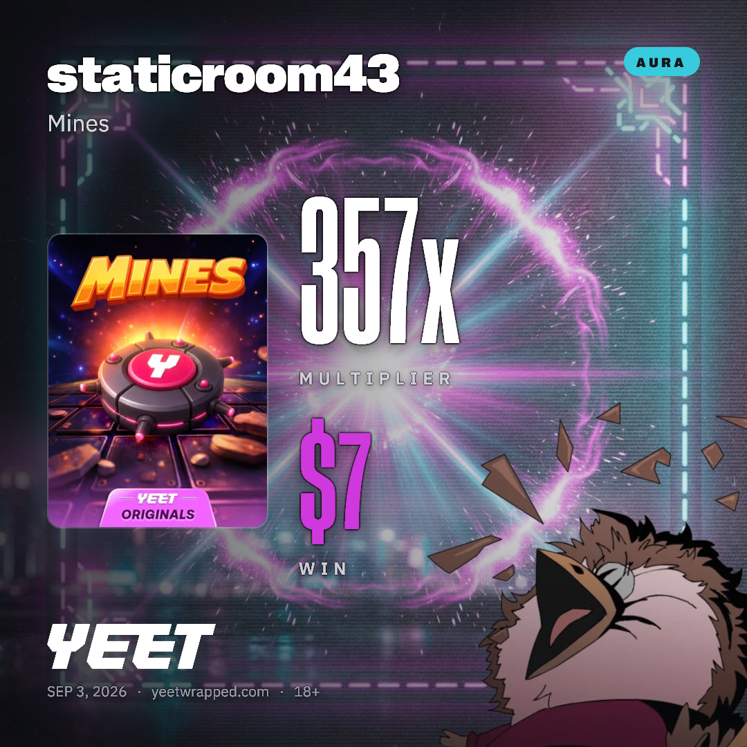 staticroom43 hit 356.6x on Mines