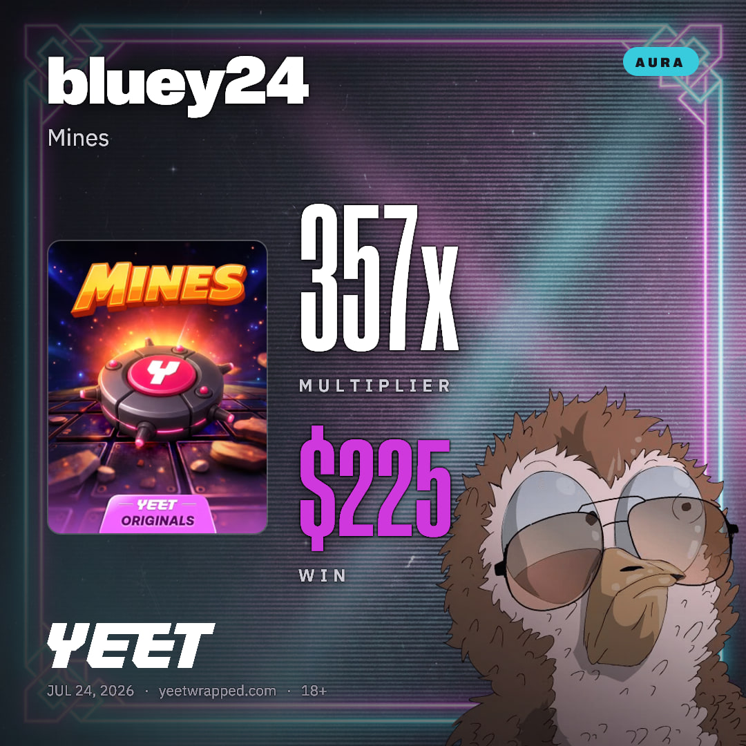 bluey24 hit 356.6x on Mines