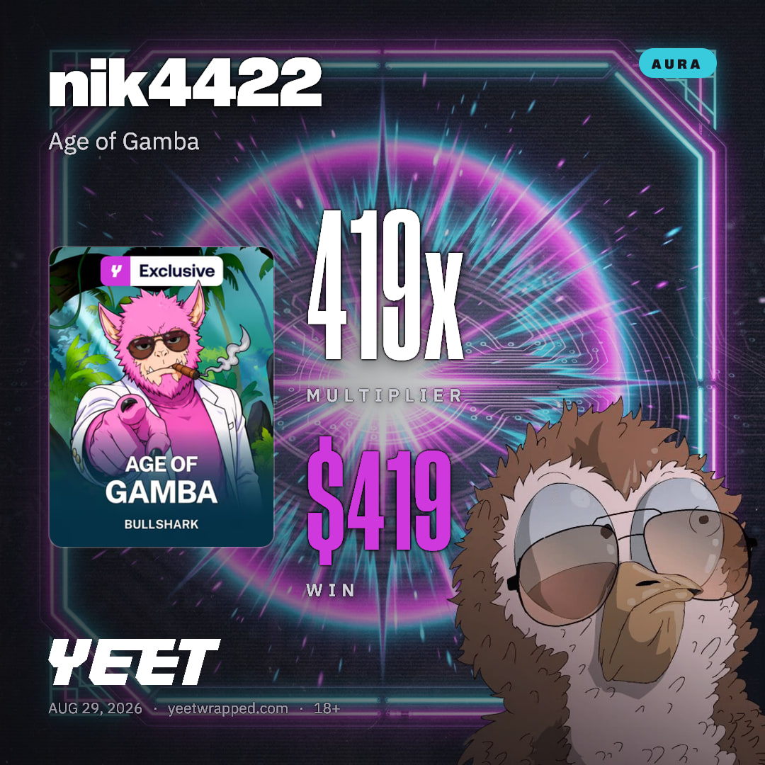 nik4422 hit 419.2x on Age of Gamba