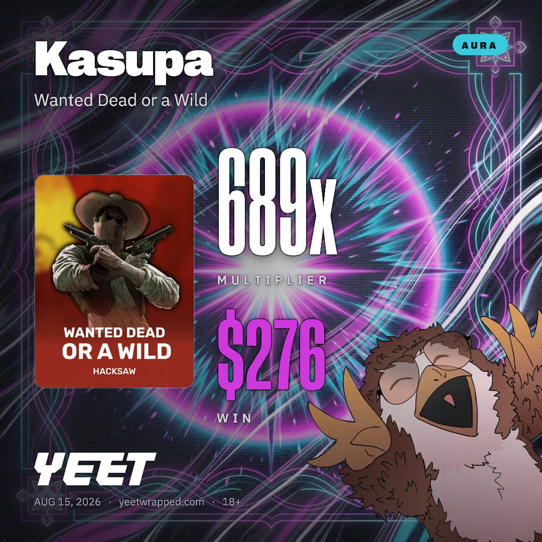 Kasupa hit 689.3x on Wanted Dead or a Wild