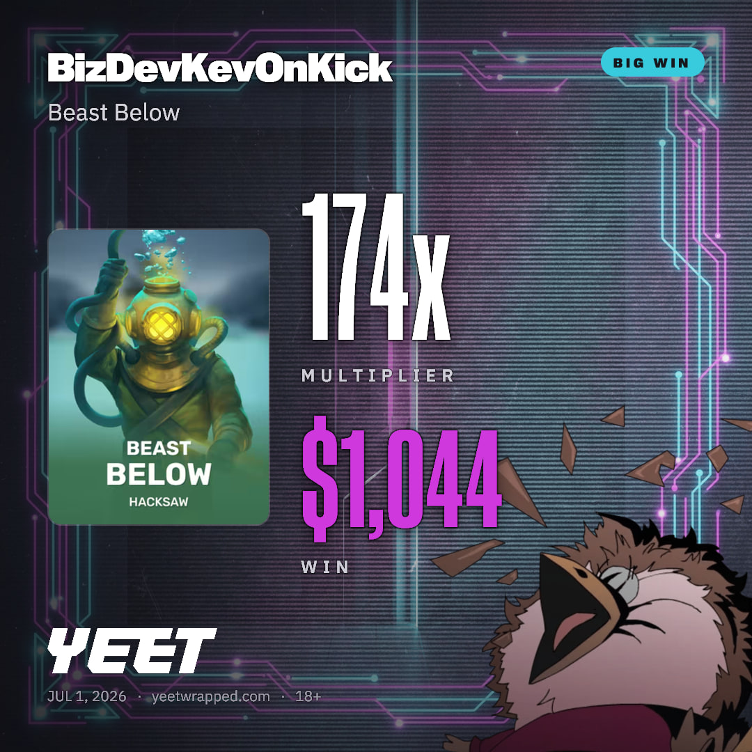 BizDevKevOnKick hit 174x on Beast Below