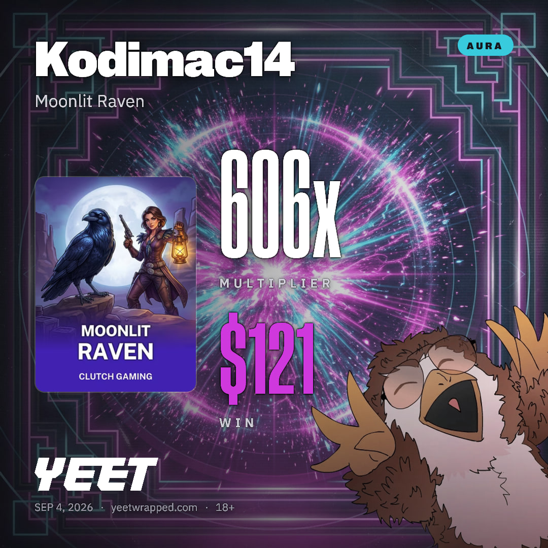 Kodimac14 hit 605.7x on Moonlit Raven