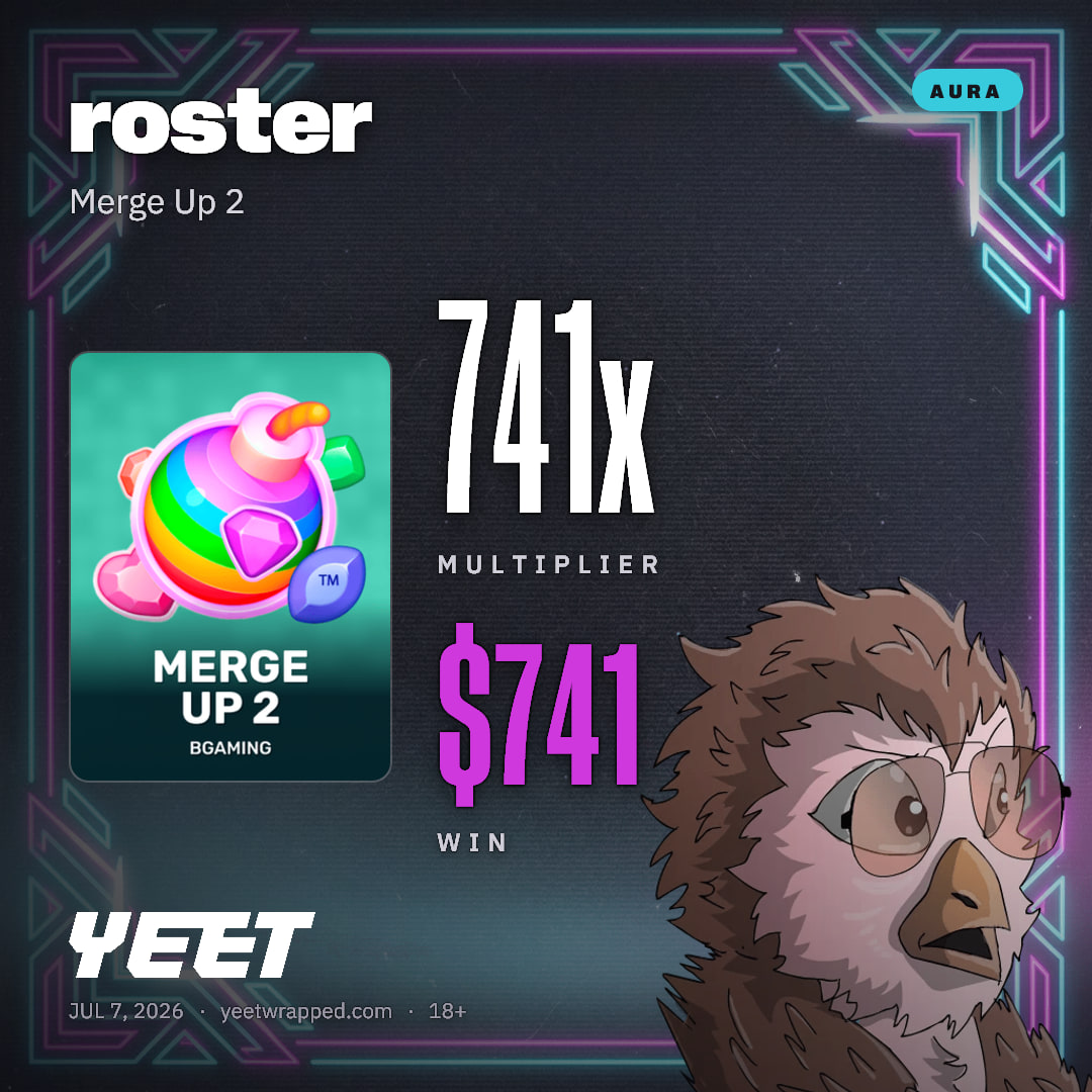roster hit 741.1x on Merge Up 2