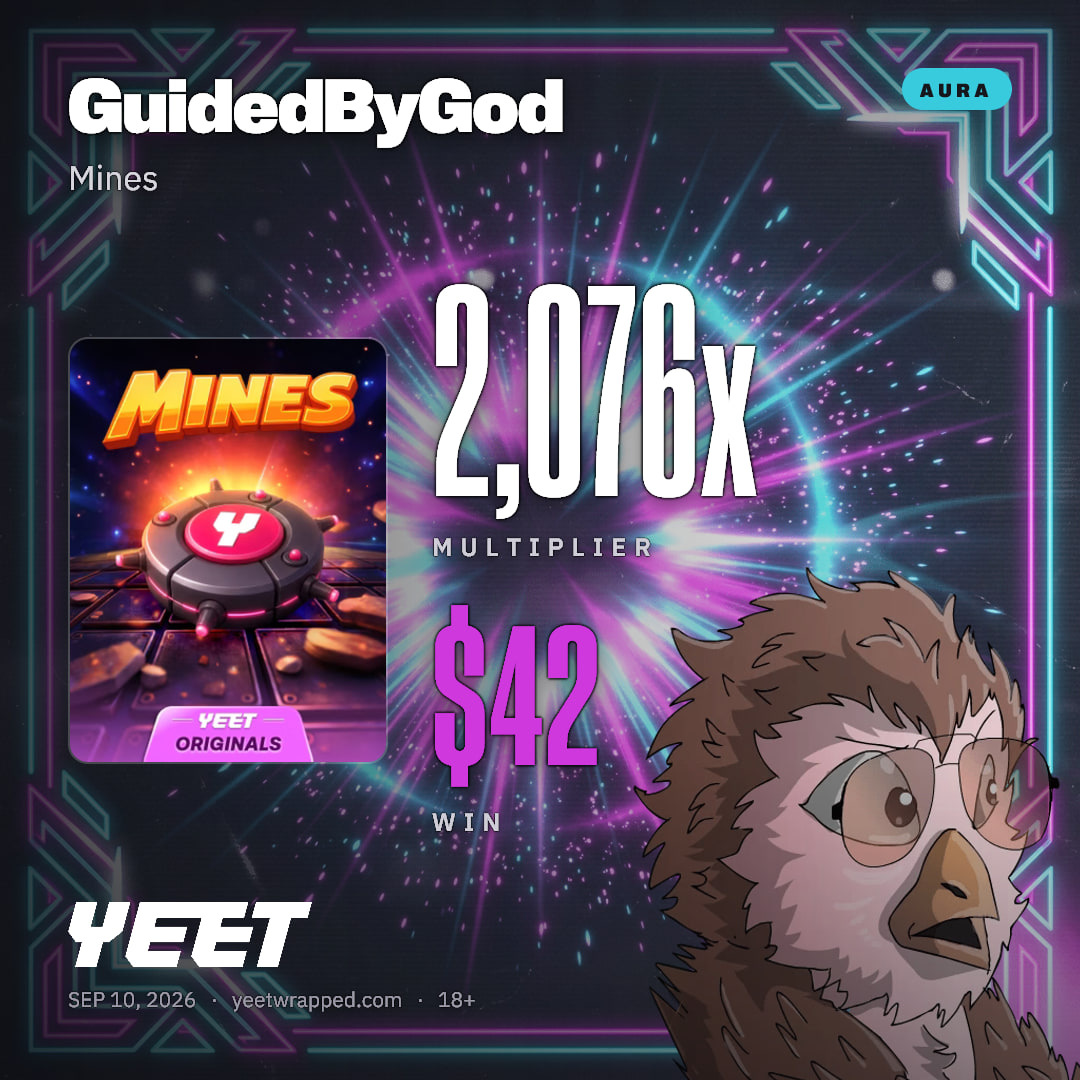 GuidedByGod hit 2,076x on Mines