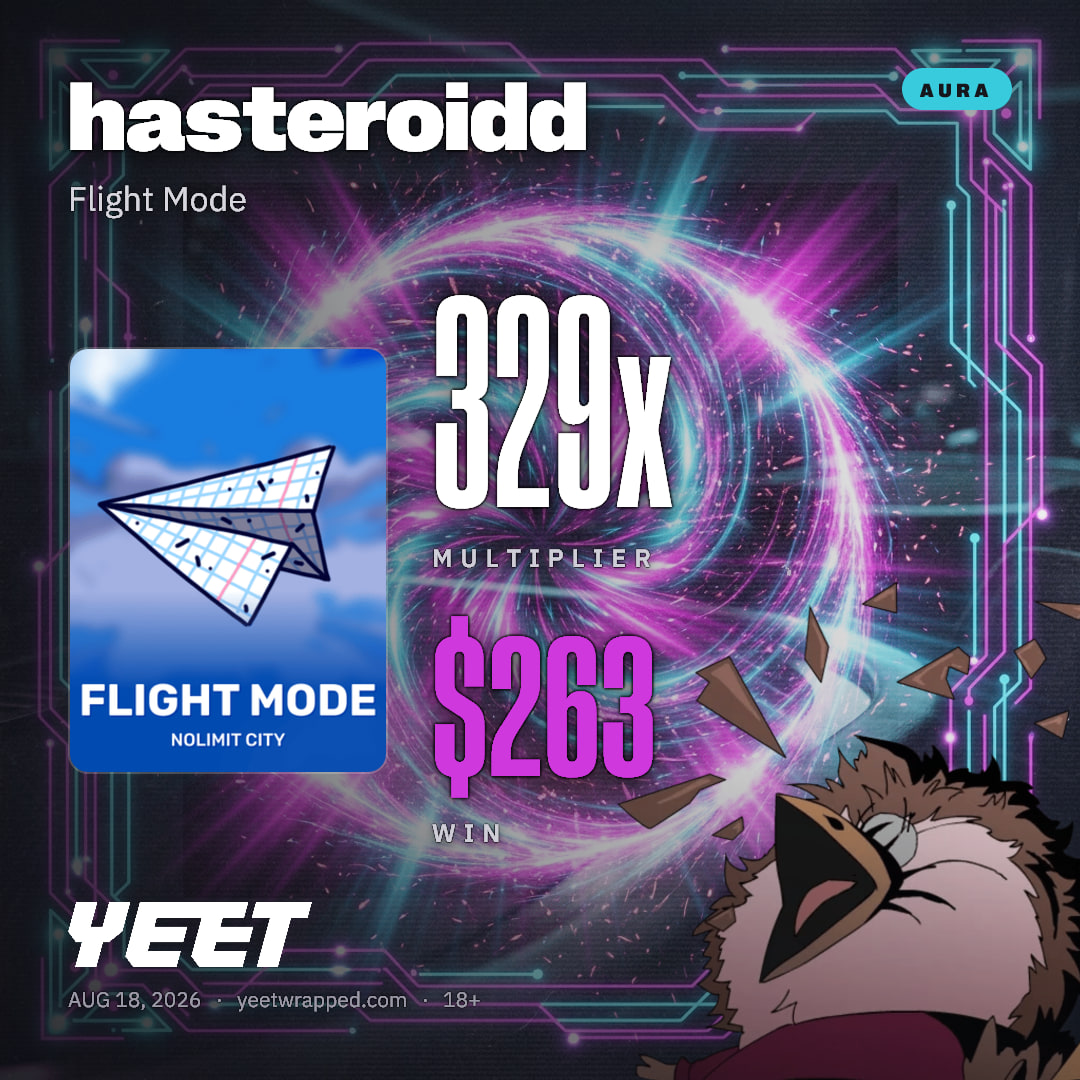hasteroidd hit 328.8x on Flight Mode