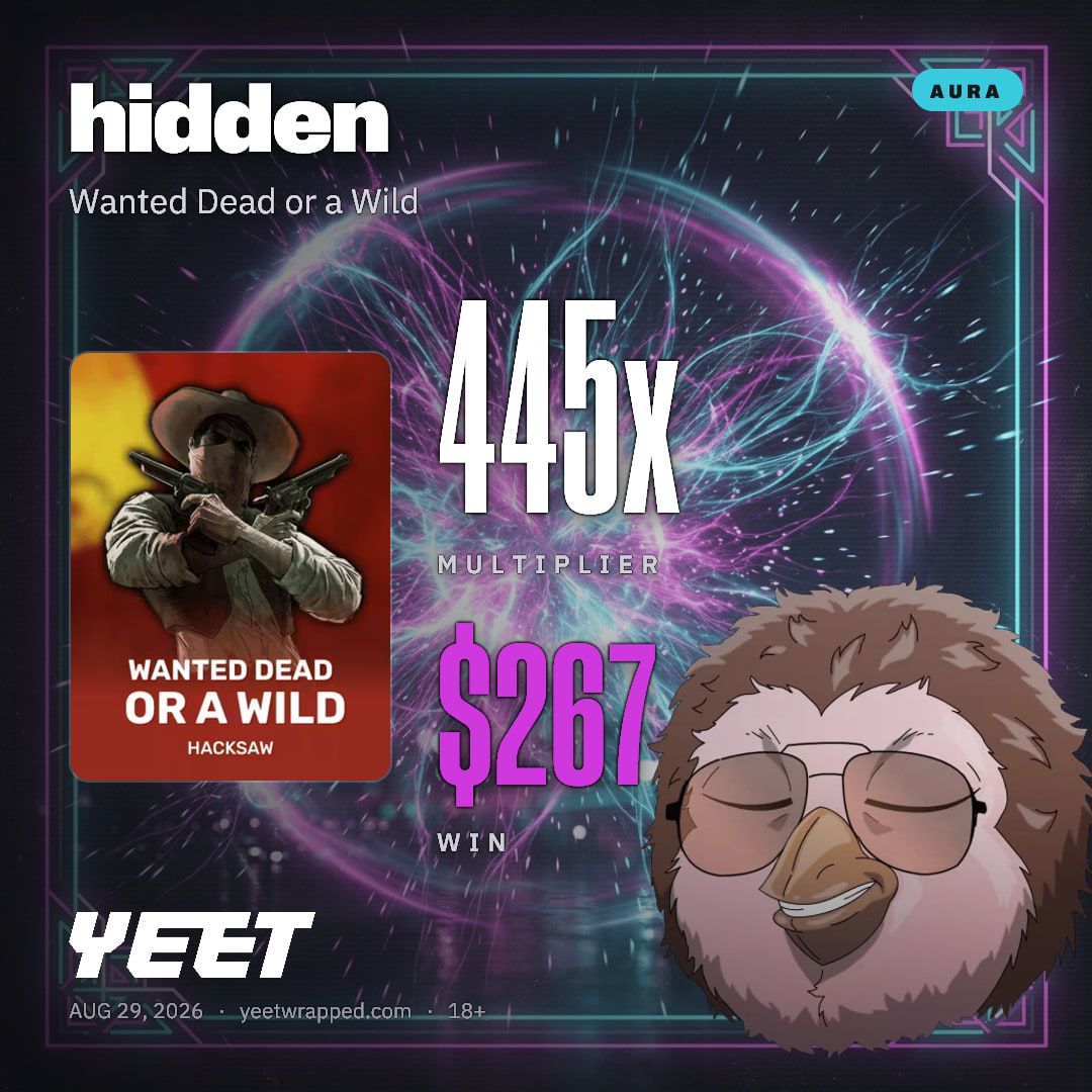 hidden hit 444.8x on Wanted Dead or a Wild