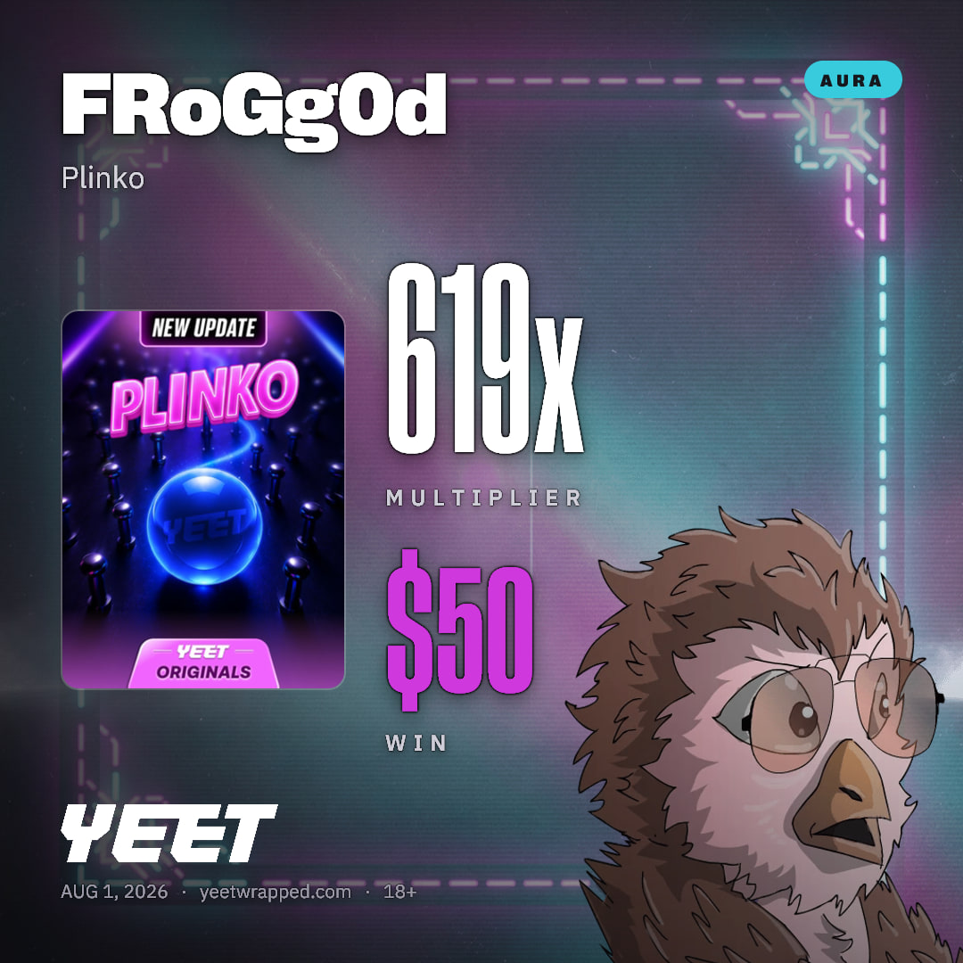 FRoGg0d hit 619x on Plinko