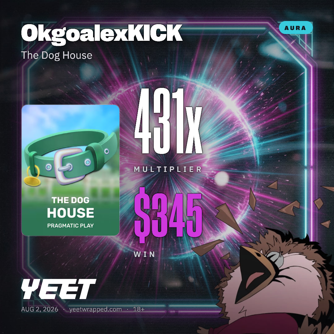 OkgoalexKICK hit 431.4x on The Dog House