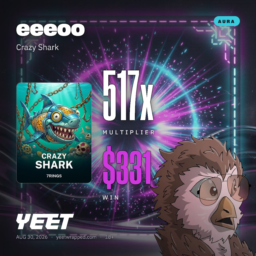 eeeoo hit 517x on Crazy Shark