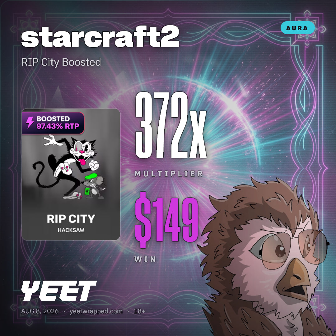 starcraft2 hit 371.8x on RIP City Boosted