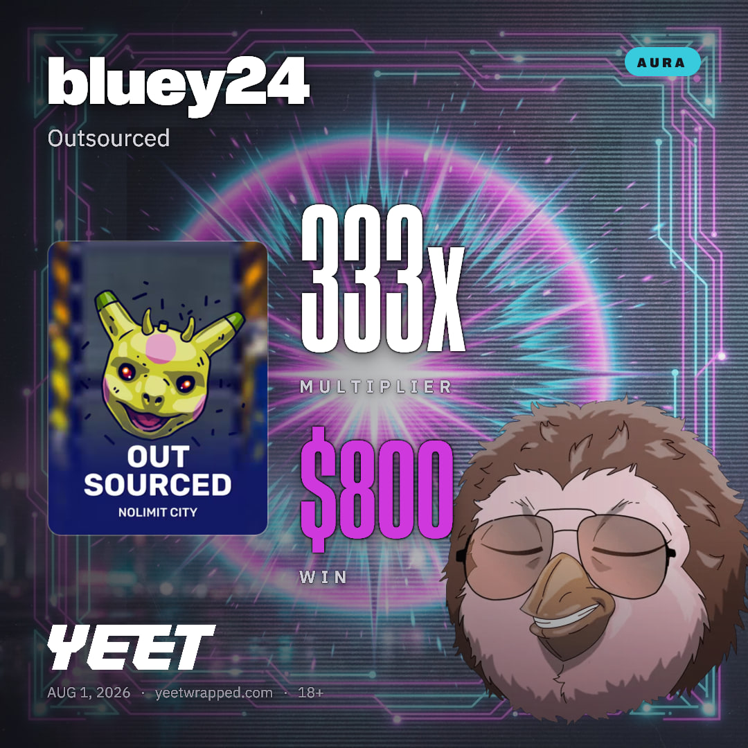 bluey24 hit 333.1x on Outsourced