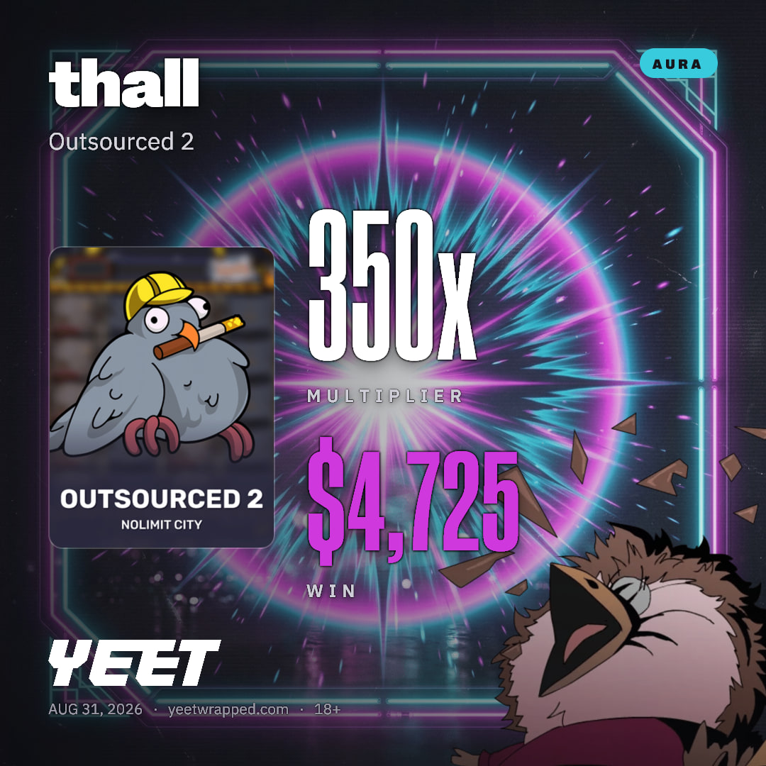 thall hit 350x on Outsourced 2
