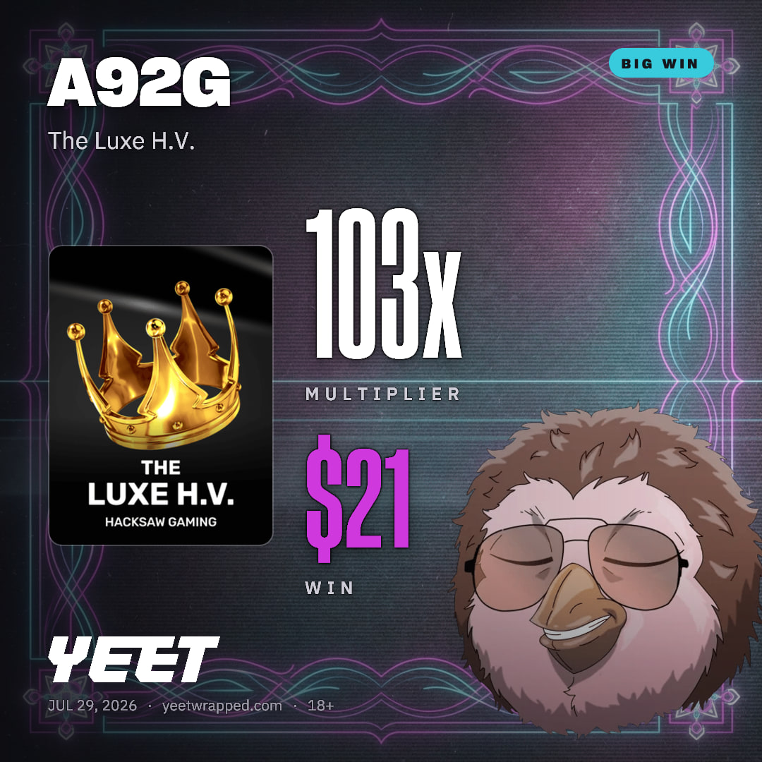 A92G hit 103.4x on The Luxe H.V.