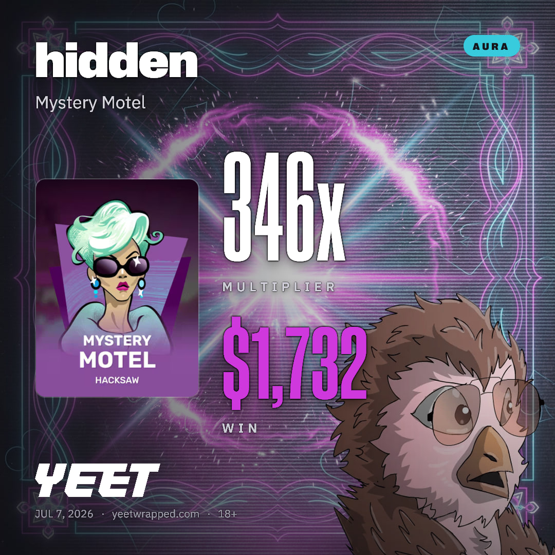 hidden hit 346.3x on Mystery Motel