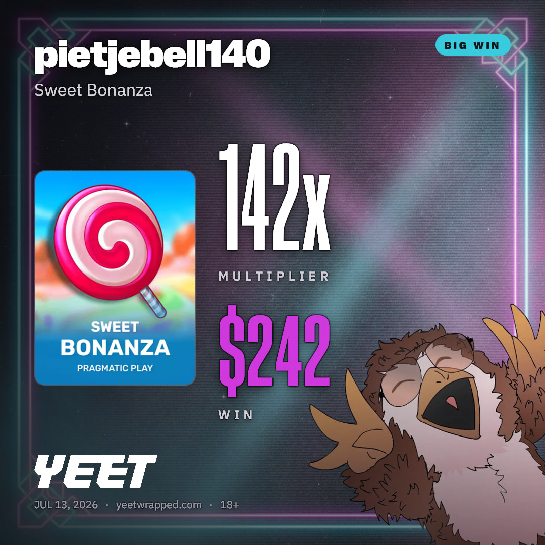 pietjebell140 hit 142.4x on Sweet Bonanza