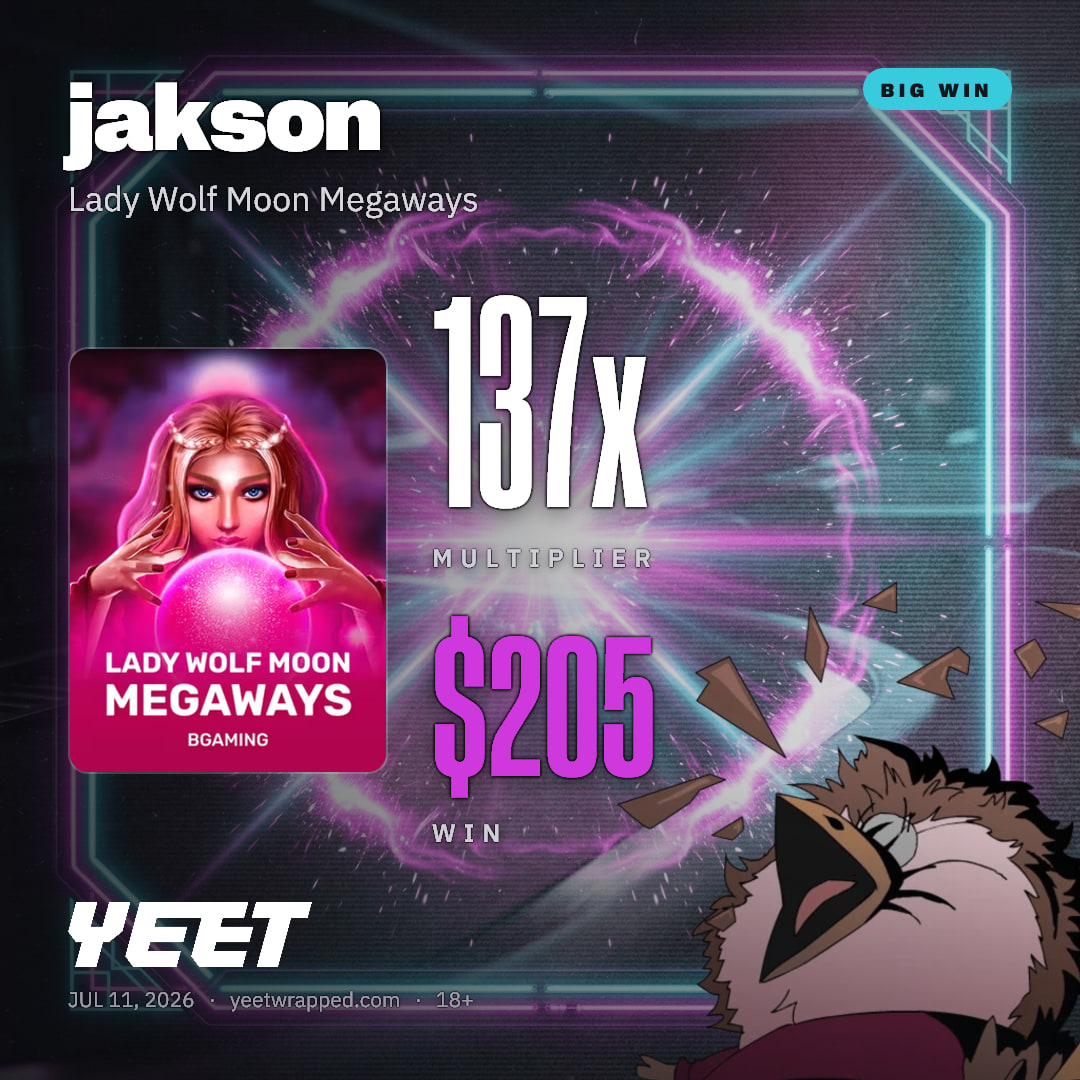 jakson hit 136.8x on Lady Wolf Moon Megaways