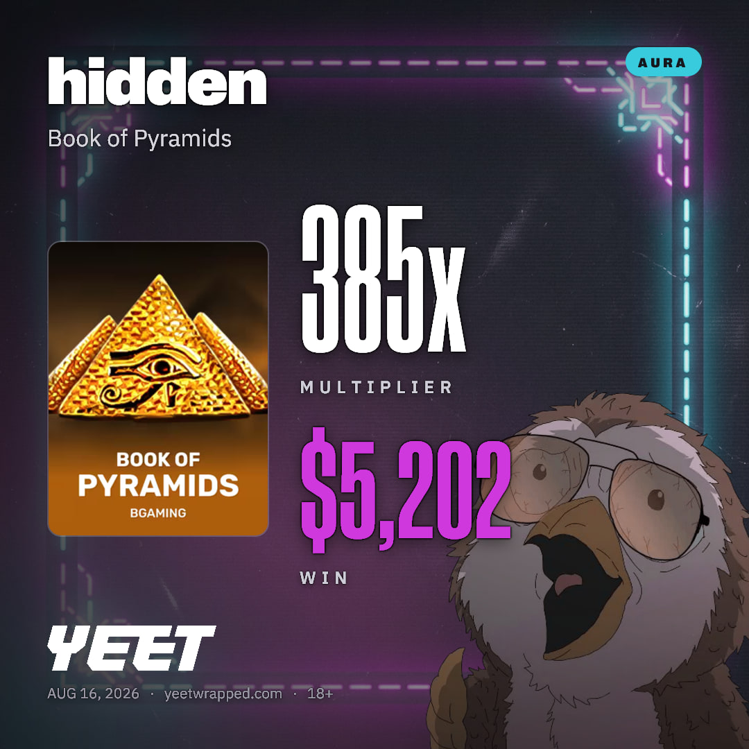 hidden hit 385.3x on Book of Pyramids