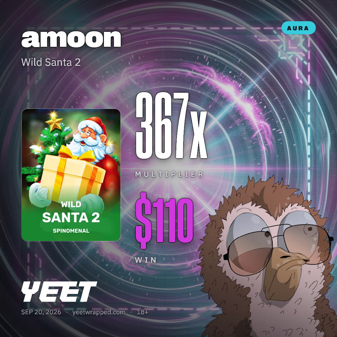 amoon hit 366.7x on Wild Santa 2