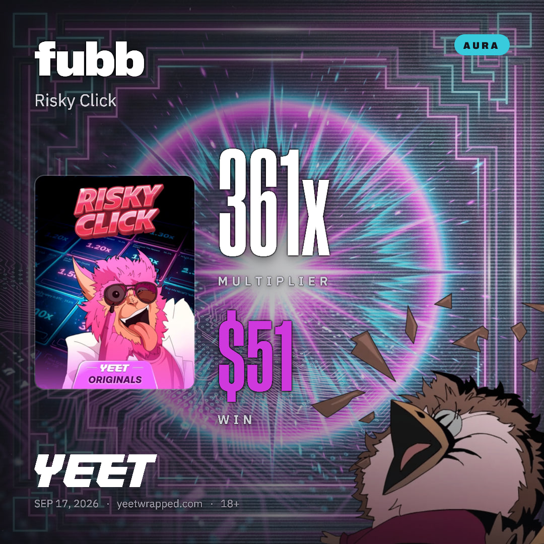 fubb hit 361.2x on Risky Click