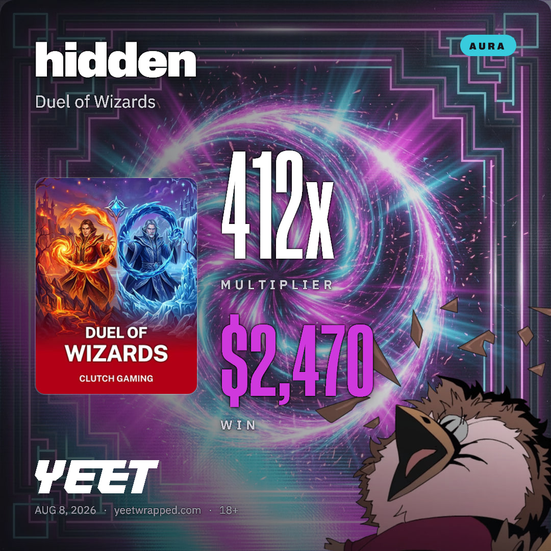 hidden hit 411.6x on Duel of Wizards