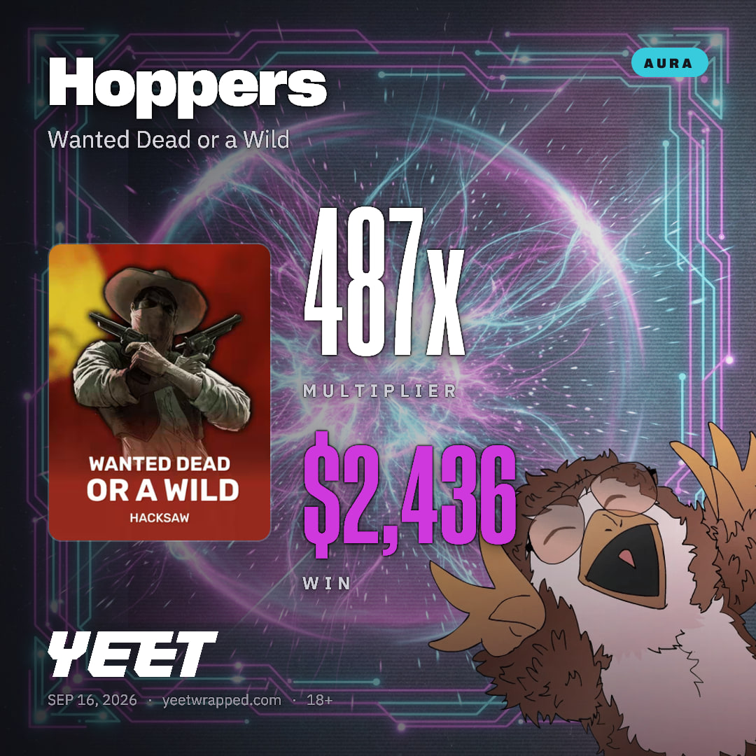 Hoppers hit 487.2x on Wanted Dead or a Wild