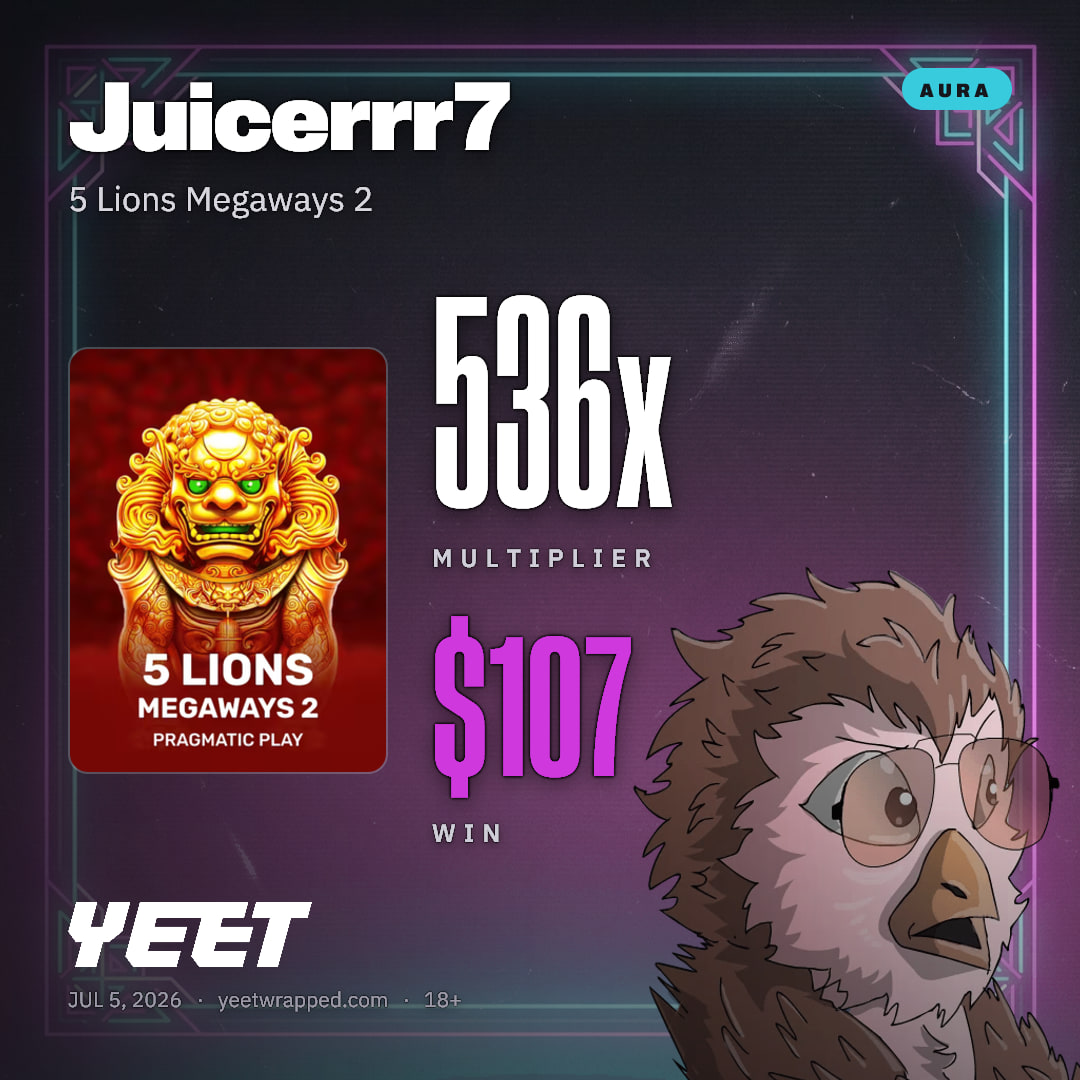 Juicerrr7 hit 536x on 5 Lions Megaways 2