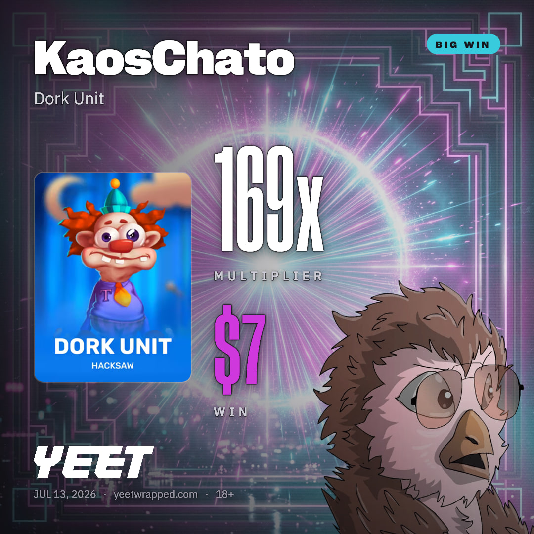 KaosChato hit 168.6x on Dork Unit