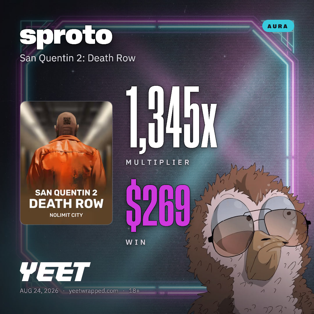 sproto hit 1,345x on San Quentin 2: Death Row