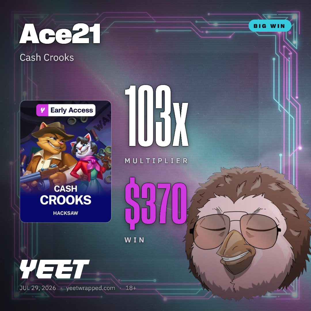 Ace21 hit 102.9x on Cash Crooks