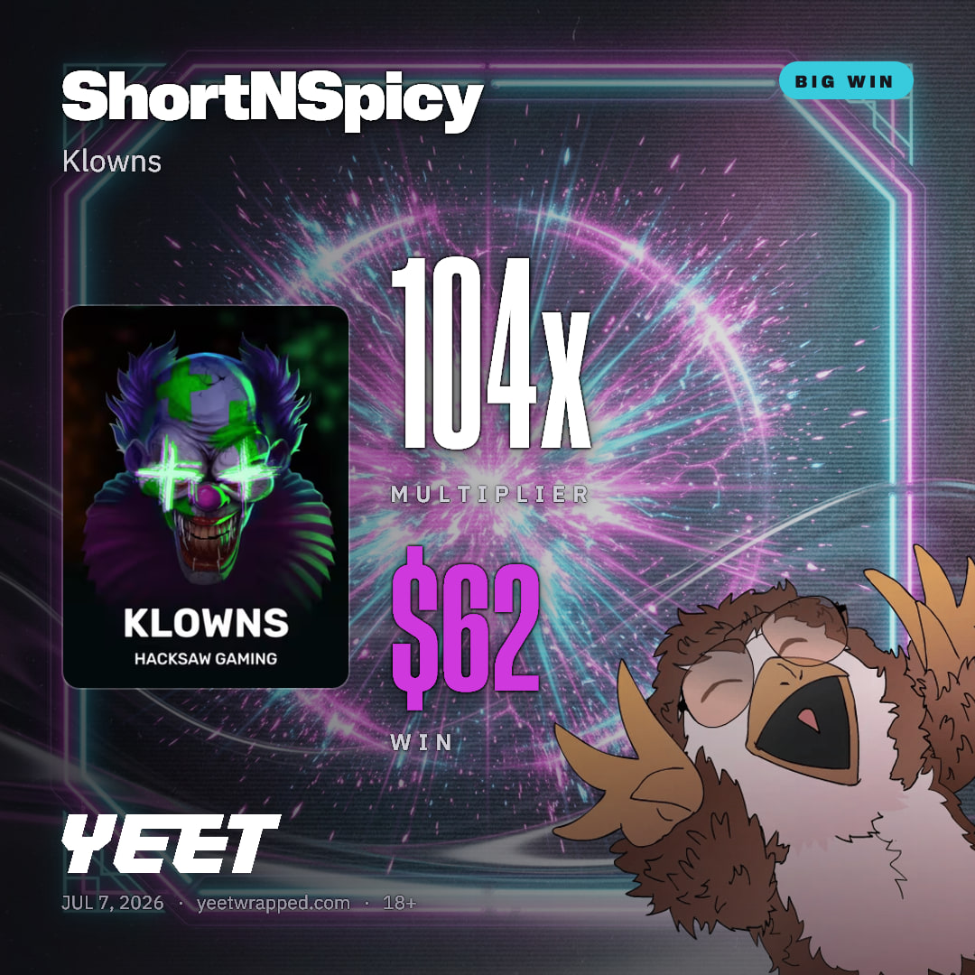 ShortNSpicy hit 104.1x on Klowns