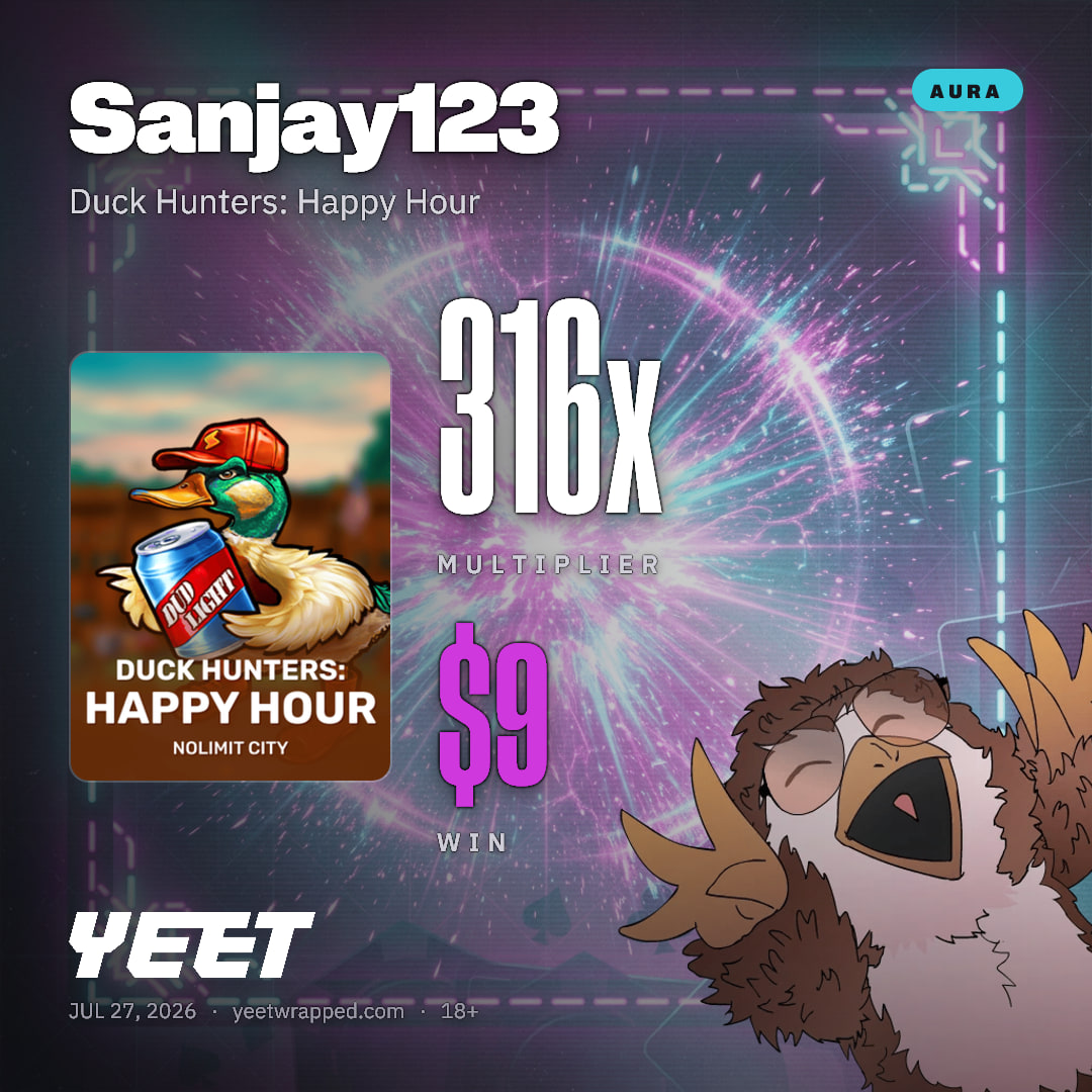 Sanjay123 hit 316x on Duck Hunters: Happy Hour