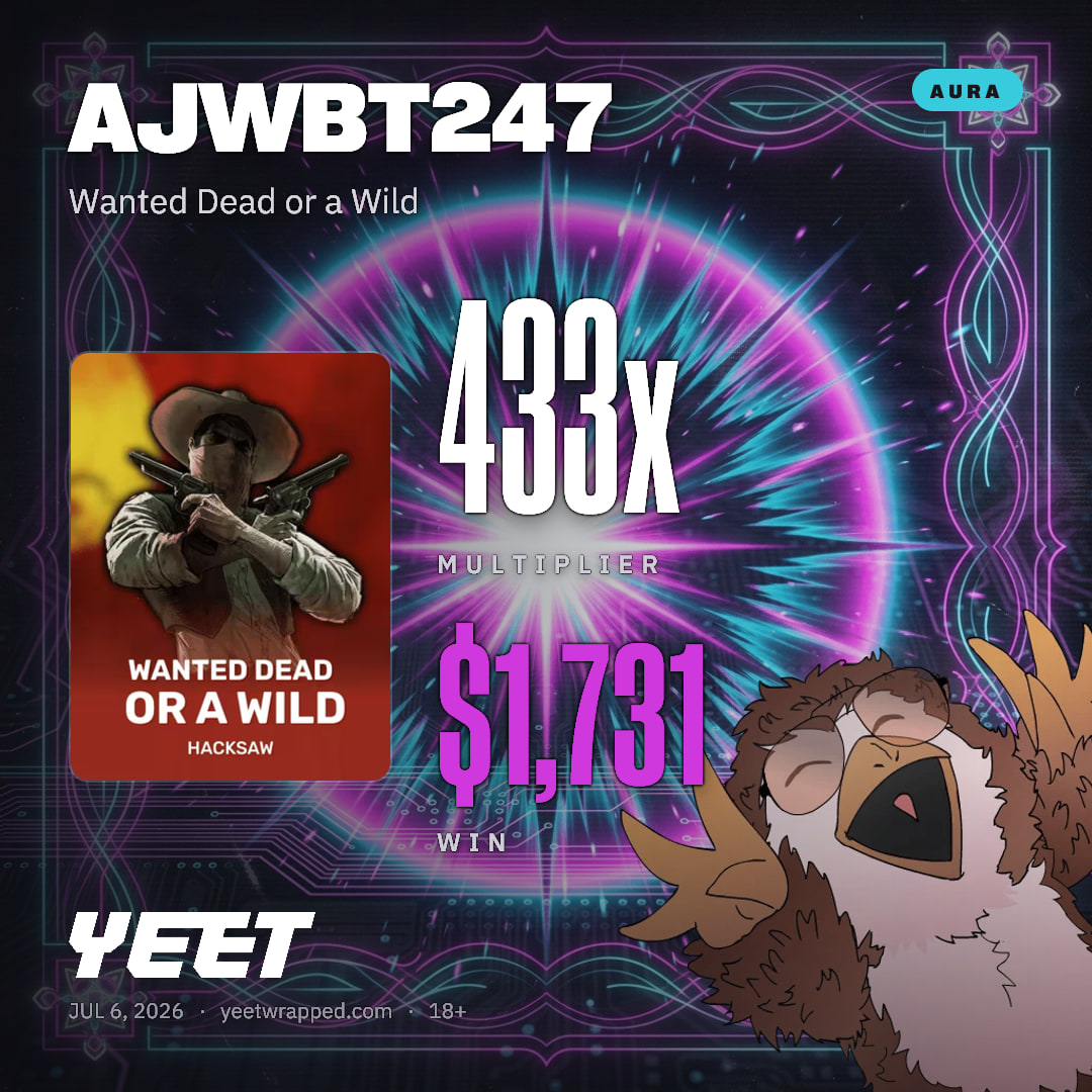 AJWBT247 hit 432.8x on Wanted Dead or a Wild