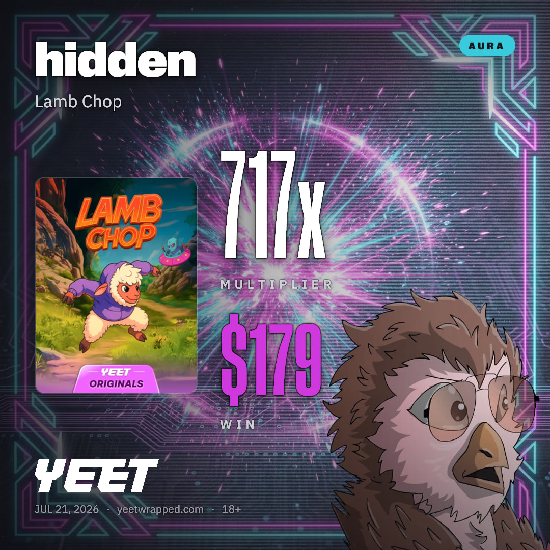 hidden hit 717.1x on Lamb Chop