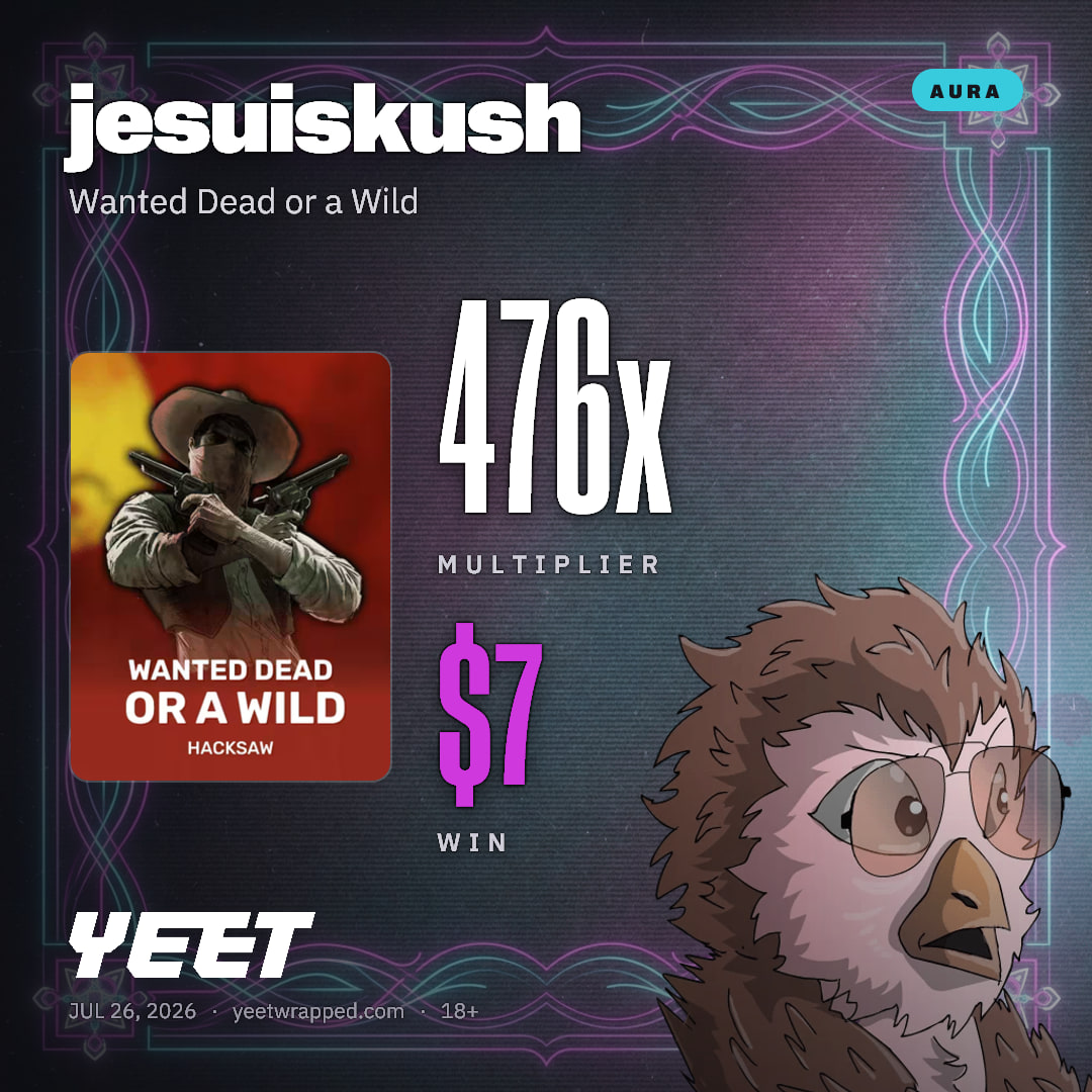 jesuiskush hit 475.6x on Wanted Dead or a Wild